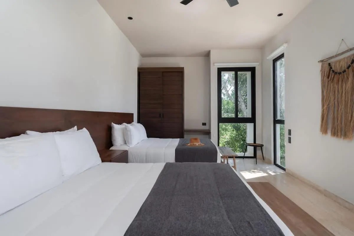 Luxury 3Br Apartment In A Gated Community Large Pool Tulum Holiday home
