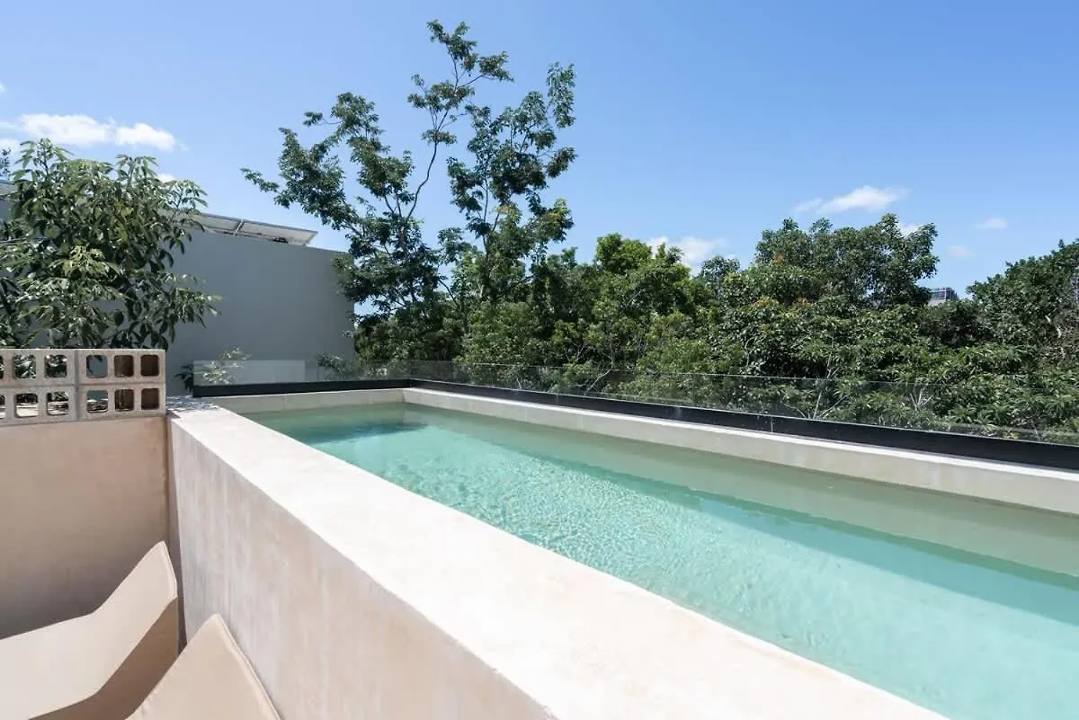 Luxury 3Br Apartment In A Gated Community Large Pool Tulum 0*,  Mexico