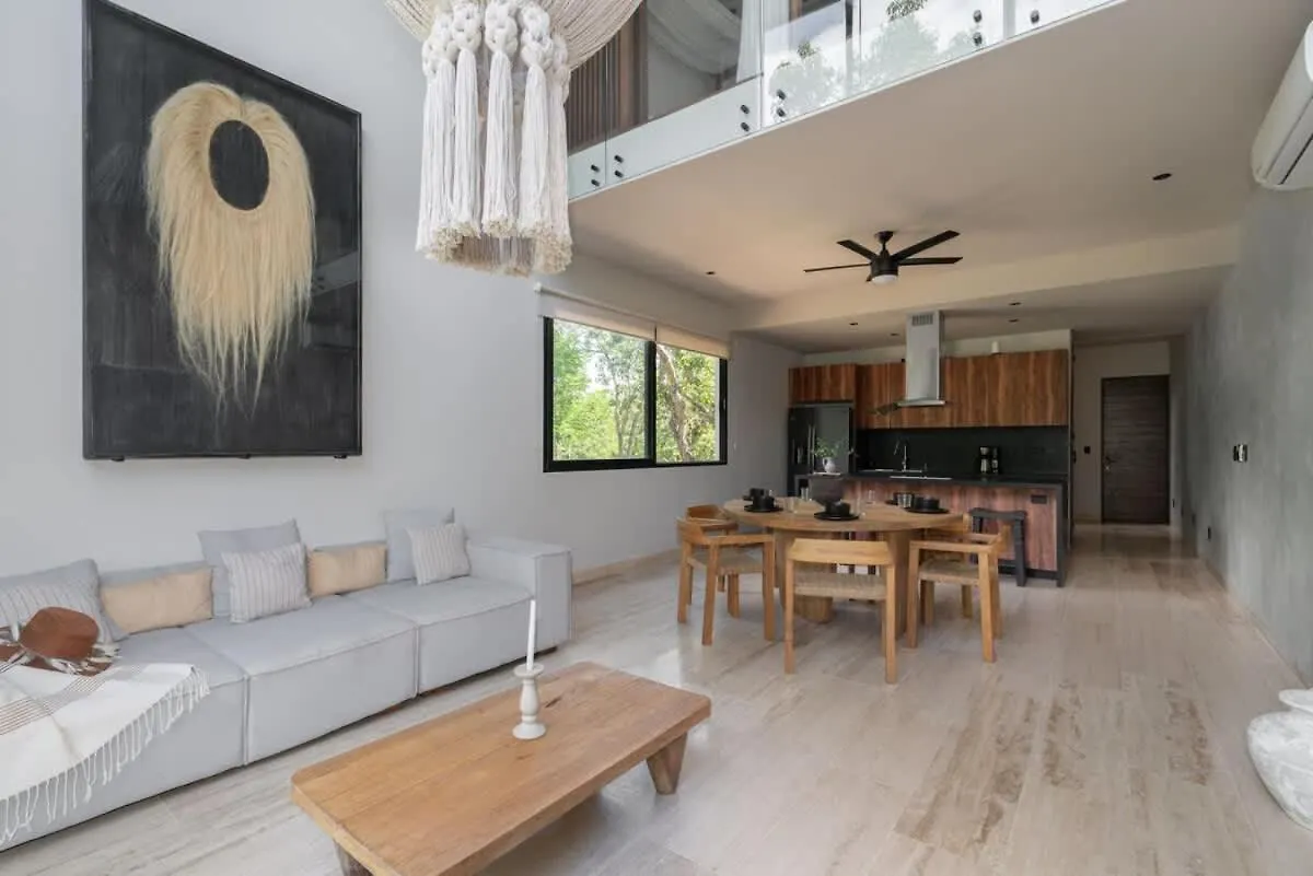 Luxury 3Br Apartment In A Gated Community Large Pool Tulum